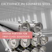 Membrane housings in stainless steel